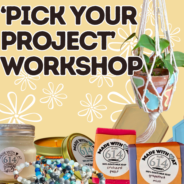 Sunday March 30th @ 6pm: "Pick Your Project" Workshop @ Studio 614