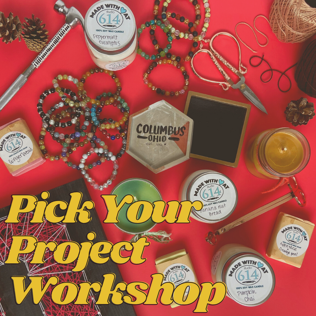 Sunday October 29th @ 2pm: "Pick Your Project" Workshop @ Studio 614