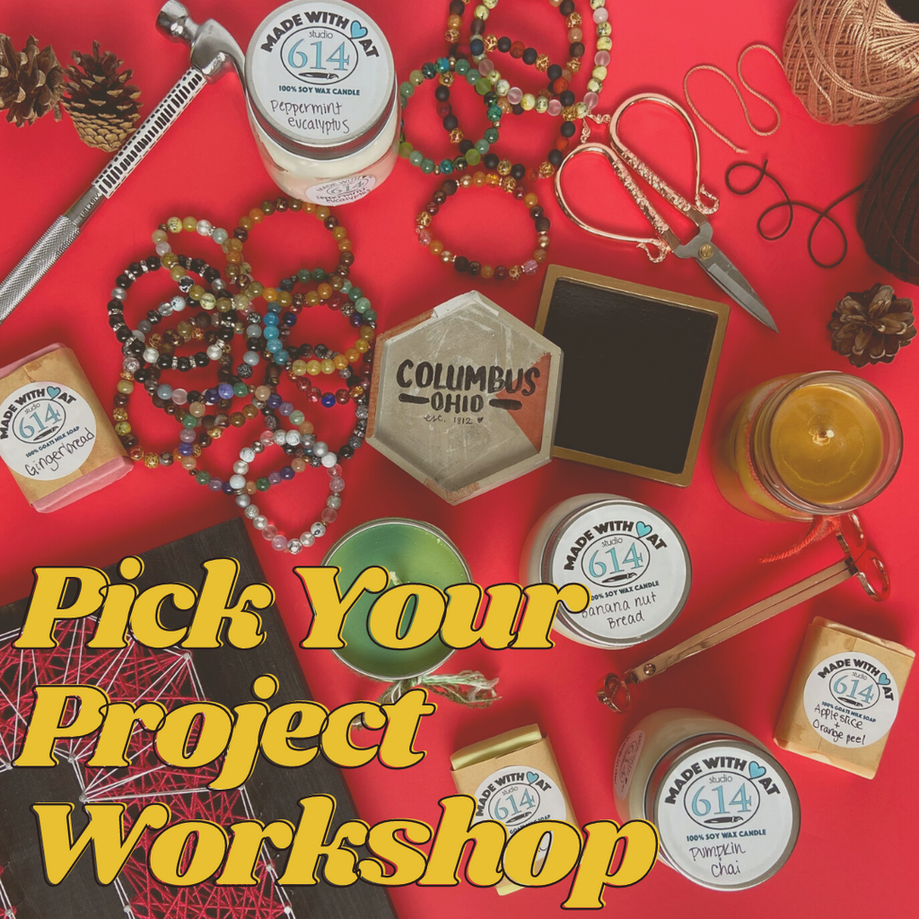 Saturday November 2nd @ 1pm: "Pick Your Project" Workshop @ Studio 614