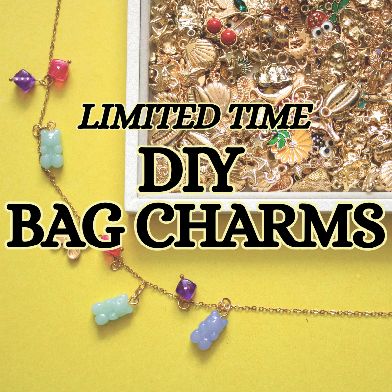 Tuesday July 21st @ 6pm: Bag Charm Workshop @ Studio 614