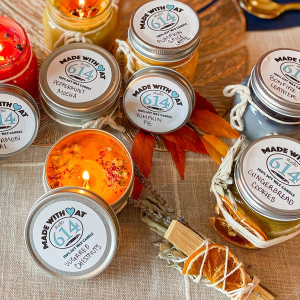 Friday November 28th @ 5:30pm: DIY Candle-Pouring & Smudge Sticks Workshop @ Studio 614