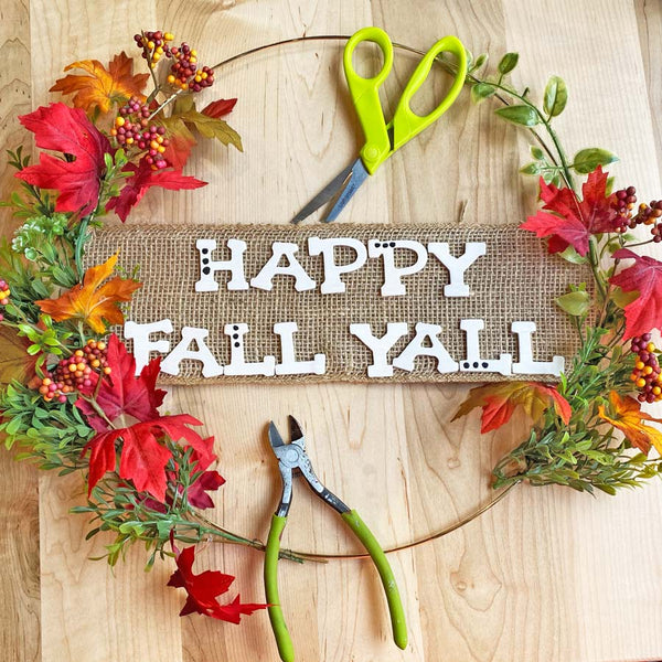 Sunday November 9th @ 4pm: Hoop Wreath Workshop @ Studio 614