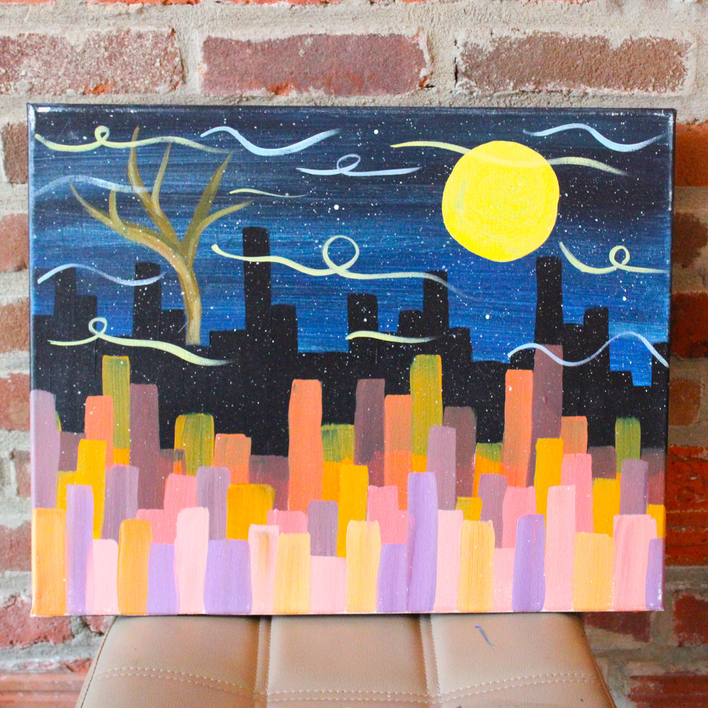 Monday October 27th @ 7pm: "Starry Night" Canvas Painting @ Studio 614