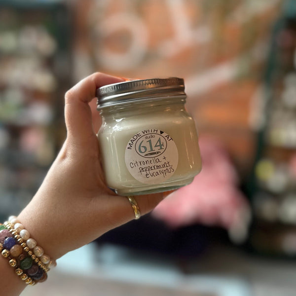 Citronella & Peppermint Eucalyptus Musk 8oz. Soy Candle