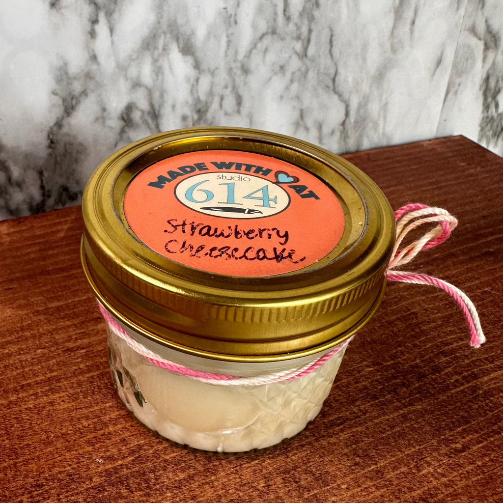 Strawberry Cheesecake 4oz. Soy Candle