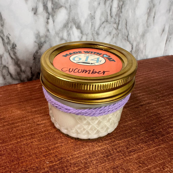 Cucumber 4oz. Soy Candle