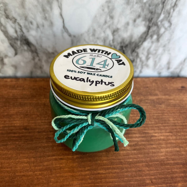 Eucalyptus 8oz. Soy Candle