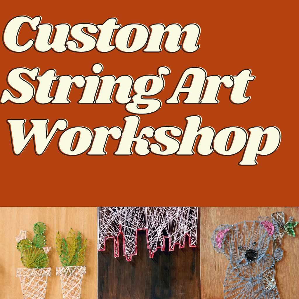 Monday October 16th @ 6pm: "Custom String Art Workshop" @ Studio 614