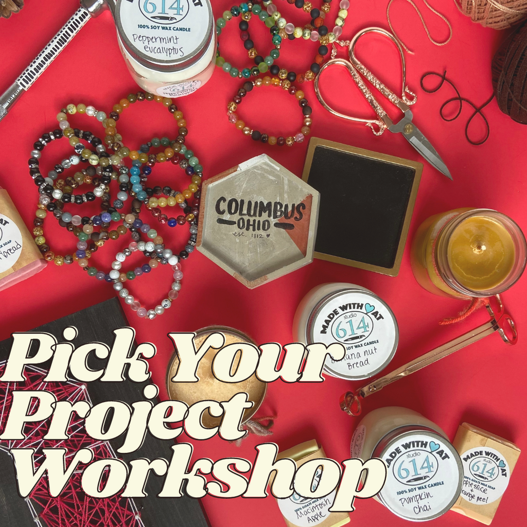 Saturday December 30th @ 6:30pm: "Pick Your Project" Workshop @ Studio 614