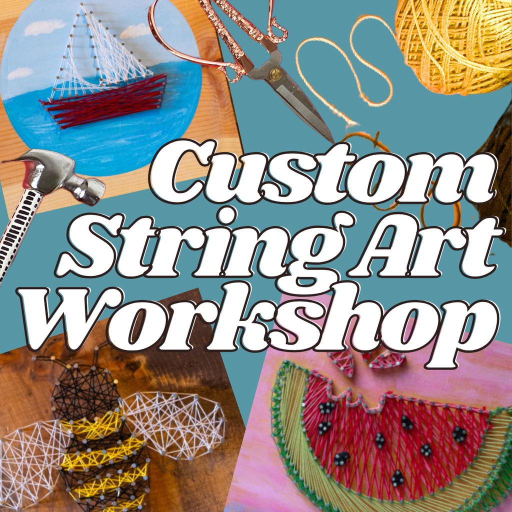Sunday July 5th @ 4:30pm: "Custom String Art Workshop" @ Studio 614