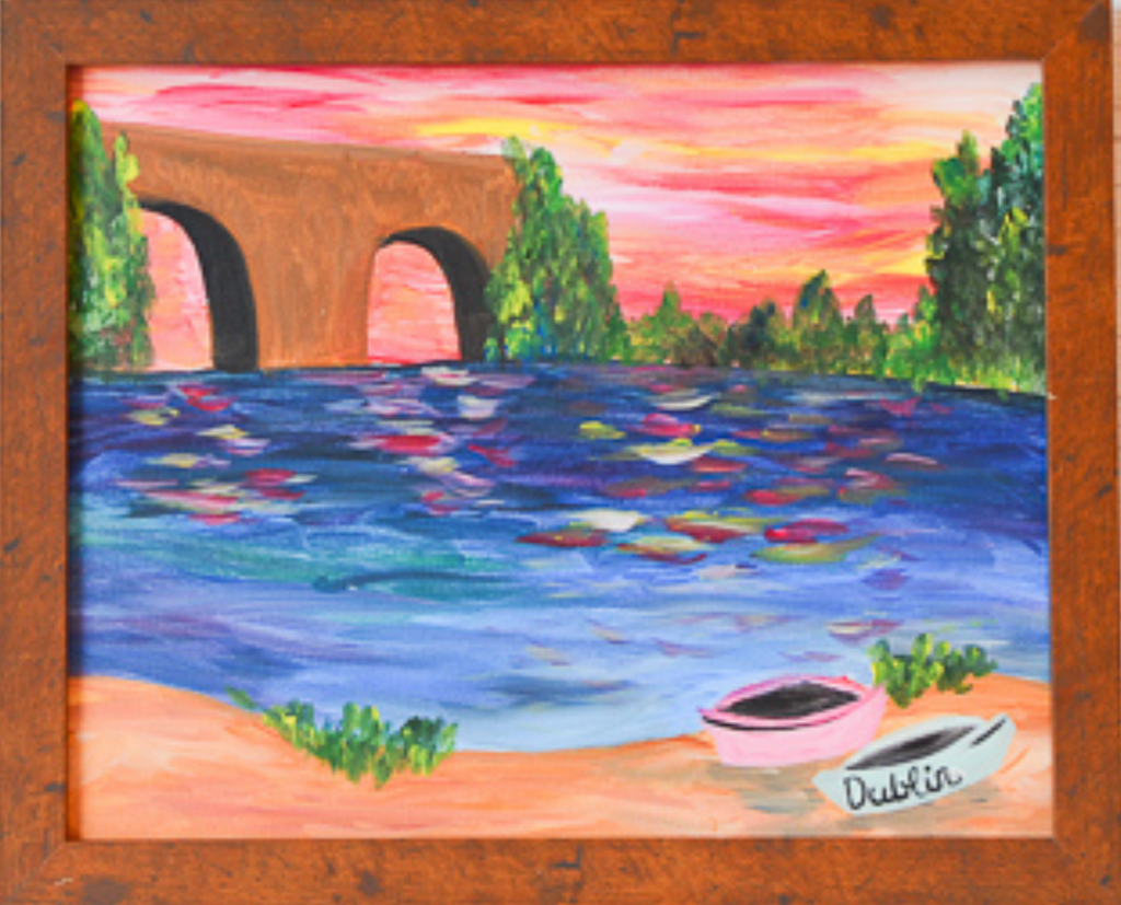 Tuesday November 11th @ 6:30pm: "Scioto River" Canvas Painting Class @ Studio 614