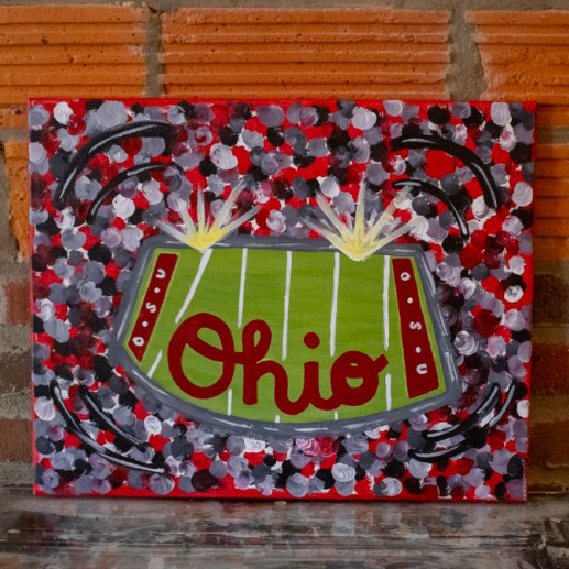 Friday October 30th @ 7pm: "Buckeye Nation" Canvas Painting @ Studio 614