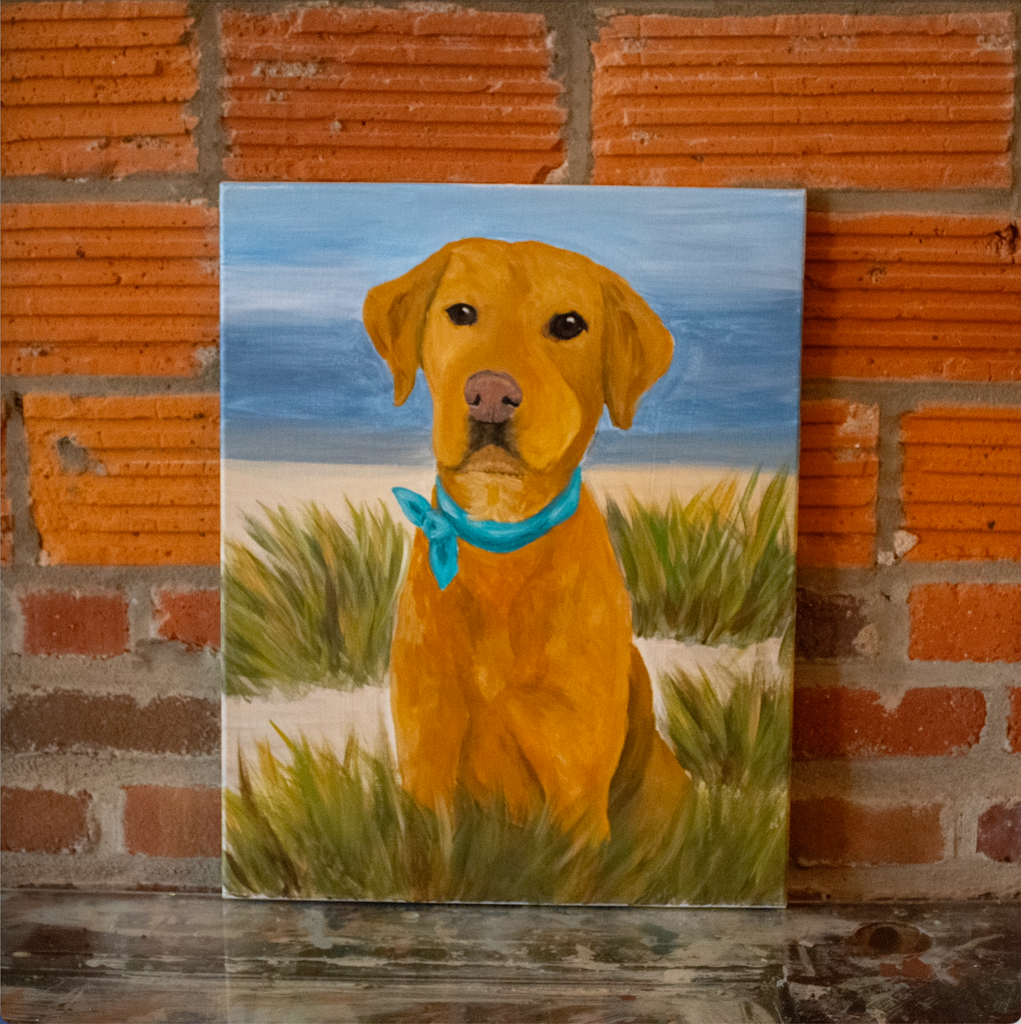 Saturday November 1st @ 11am: "Paint Your Pet" Canvas Painting @ Studio 614