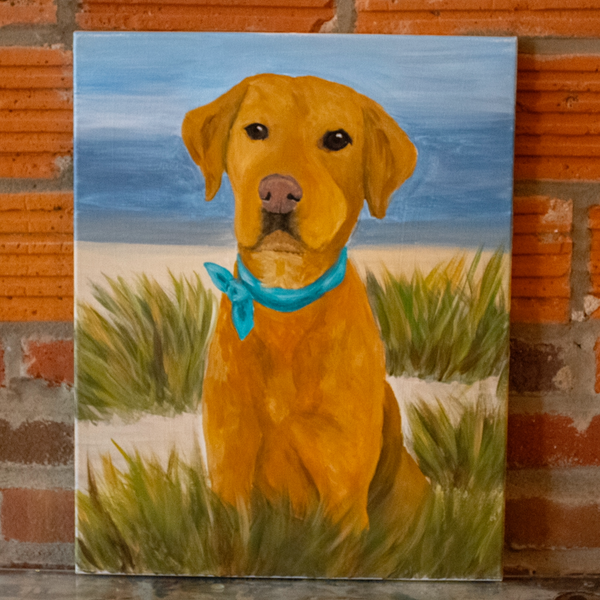 Wednesday November 19th @ 6pm: "Paint Your Pet" Canvas Painting @ Studio 614
