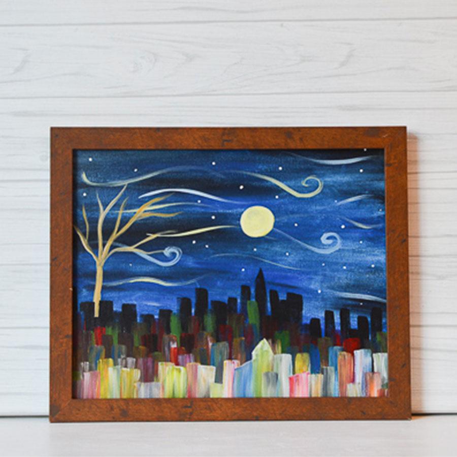 Wednesday February 28th @ 6:30pm: "Starry Night" Canvas Painting @ Studio 614