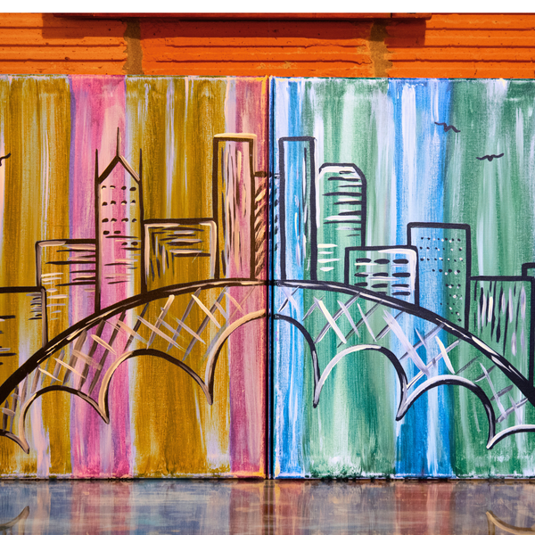 Friday January 9th @ 8:30pm: "Colorful Columbus" Canvas Painting @ Studio 614