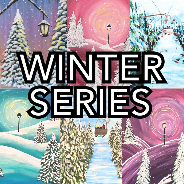 Saturday December 6th @ 7:30pm: "Winter Series" Canvas Painting Class @ Studio 614