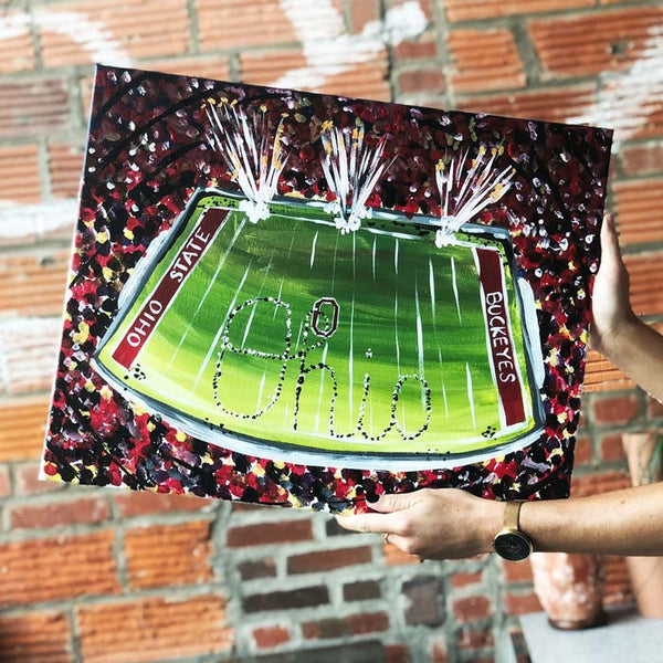 Friday November 7th @ 8pm: "Buckeye Nation" Canvas Painting @ Studio 614