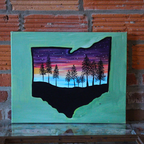 Tuesday August 11th @ 6pm: "Adventure Awaits" or "Capital City" Canvas Painting @ Studio 614