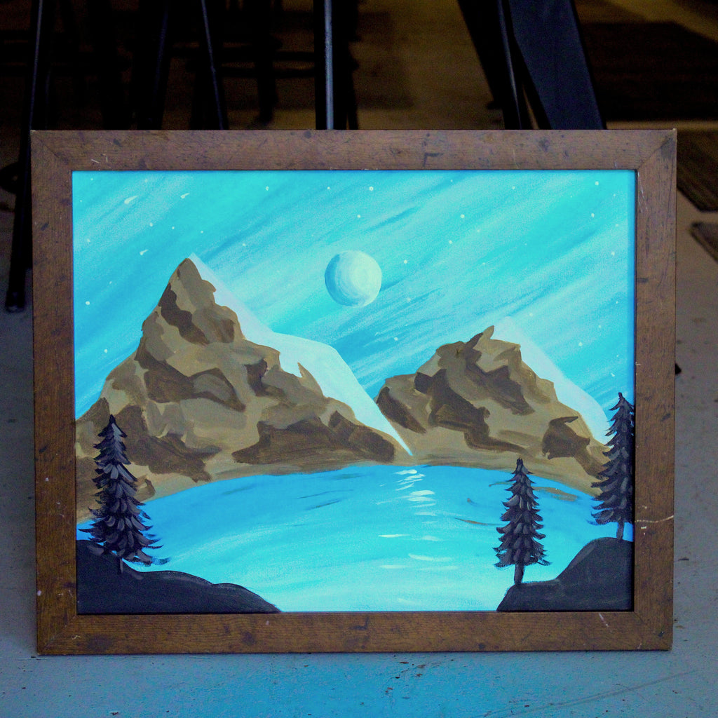 Friday June 20th @ 8pm: "Summer Sky" Canvas Painting @ Studio 614