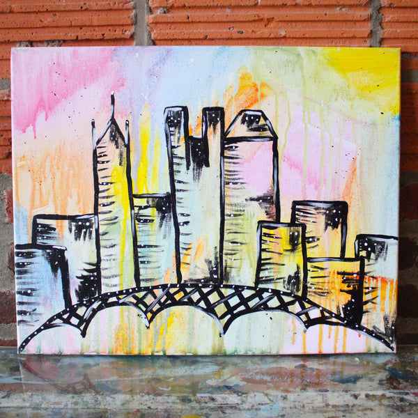 Friday February 27th @ 8pm: "Colorful Columbus" Canvas Painting @ Studio 614