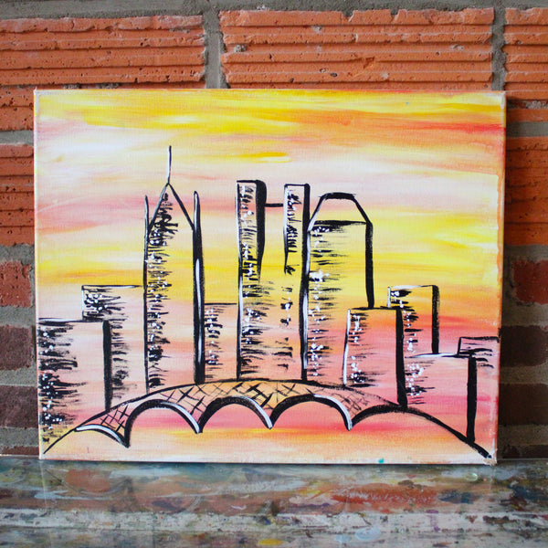 Sunday June 21st @ 4:30pm: "Colorful Columbus" Canvas Painting @ Studio 614