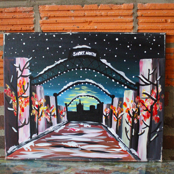 Sunday December 28th @ 1:30pm: "Short North Arches" Canvas Painting @ Studio 614