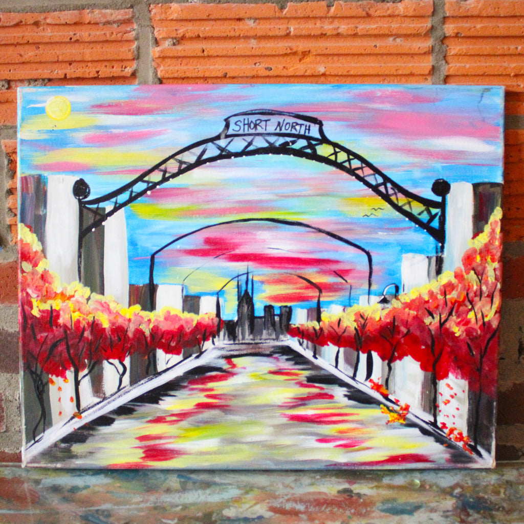 Sunday November 2nd @ 1pm: "Short North Arches" Canvas Painting @ Studio 614