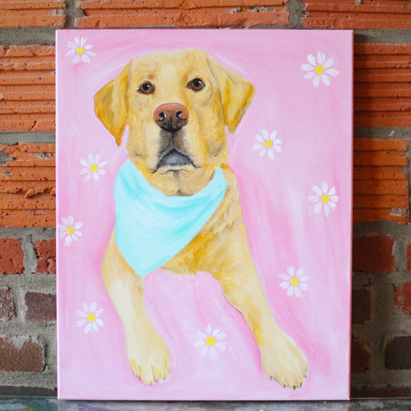 Thursday July 31st @ 7pm: "Paint Your Pet" Canvas Painting @ Studio 614