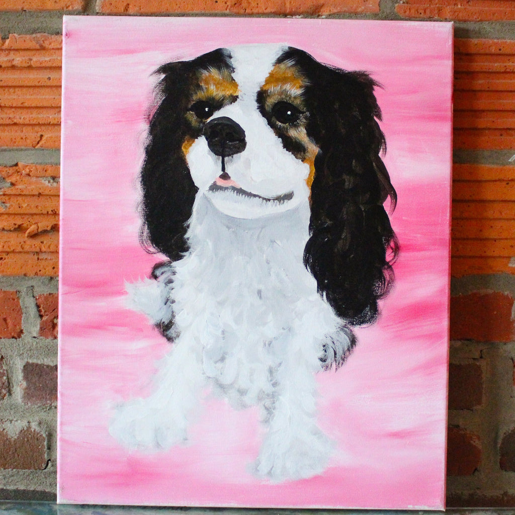 Sunday February 2nd @ 5:30pm: "Paint Your Pet" Canvas Painting @ Studio 614