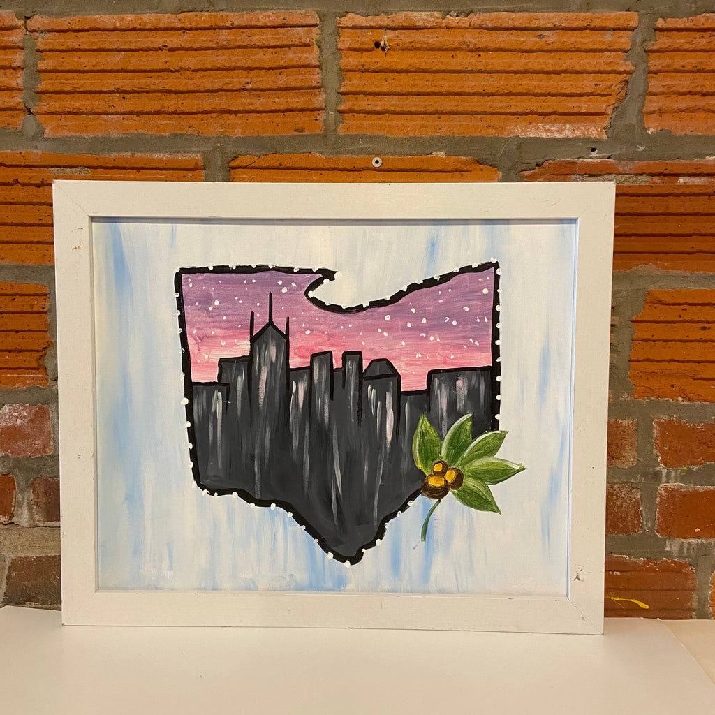 Wednesday January 24th @ 6:30pm: "Adventure Awaits" or "Capital City" Canvas Painting @ Studio 614