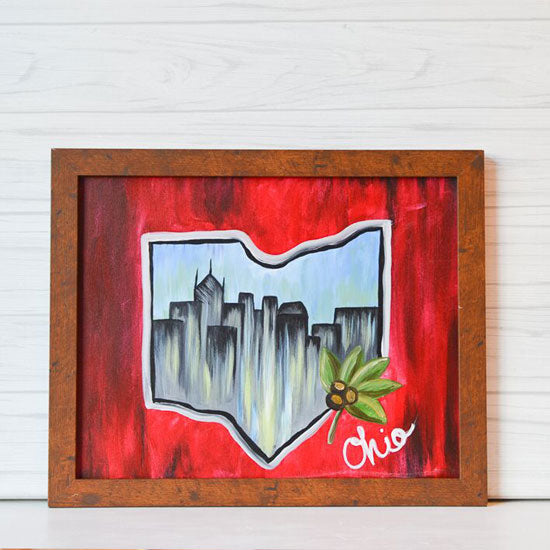 Wednesday May 22nd @ 6:30pm: "Adventure Awaits" or "Capital City" Canvas Painting @ Studio 614