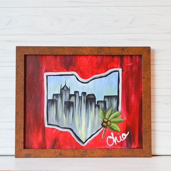 Friday October 16th @ 7:30pm: "Adventure Awaits" or "Capital City" Canvas Painting @ Studio 614