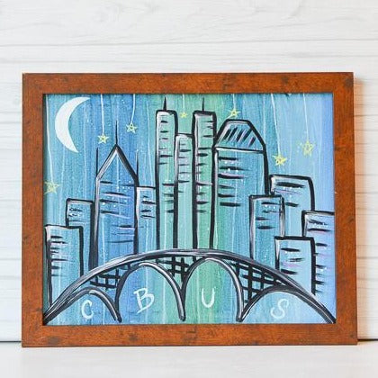 Sunday March 10th @ 11am: "Color Columbus" Canvas Painting @ Studio 614