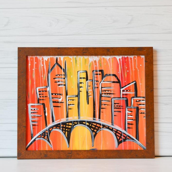 Saturday November 2nd @ 3:30pm: "Color Columbus" Canvas Painting @ Studio 614