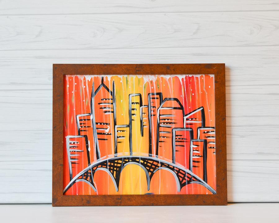 Thursday October 5th @ 7pm: "Color Columbus" Canvas Painting @ Studio 614