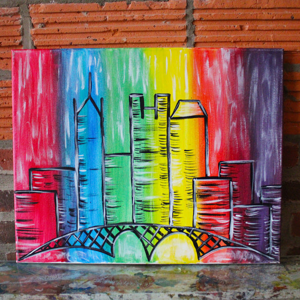 Friday June 19th @ 8pm: "Colorful Columbus" Canvas Painting @ Studio 614