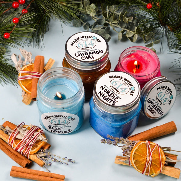 Tuesday December 2nd @ 5:30pm: DIY Candle-Pouring & Smudge Sticks Workshop @ Studio 614