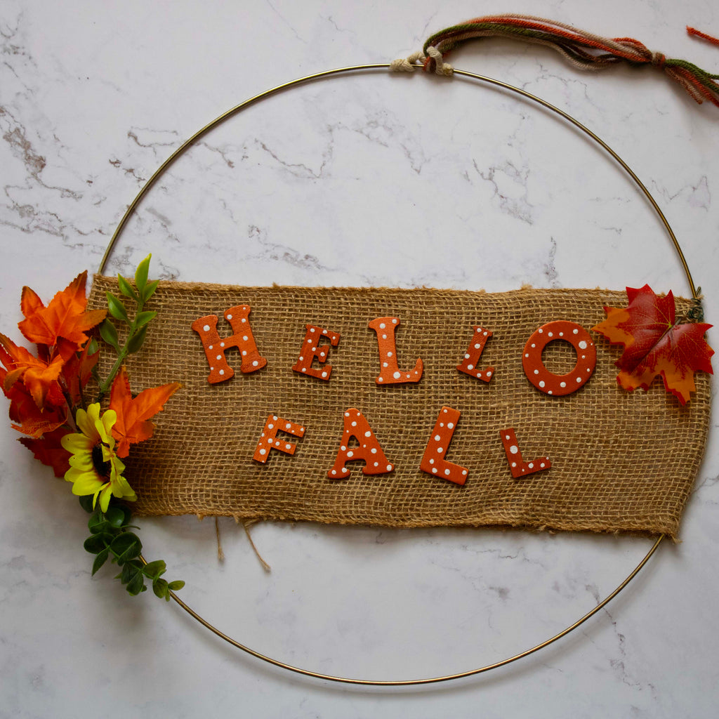Sunday October 11th @ 11am: Hoop Wreath Workshop @ Studio 614