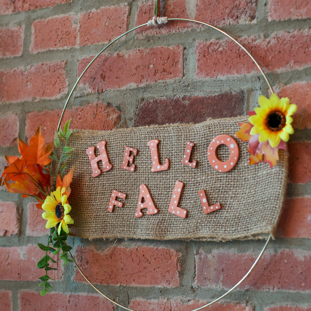 Sunday October 8th @ 2:30pm: Fall Hoop Wreath Workshop @ Studio 614