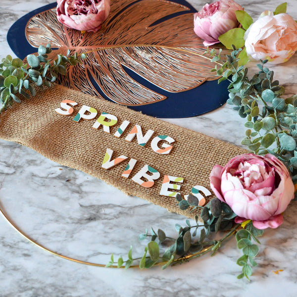 Saturday March 30th @ 5pm: "Hoop Wreath Workshop" @ Studio 614