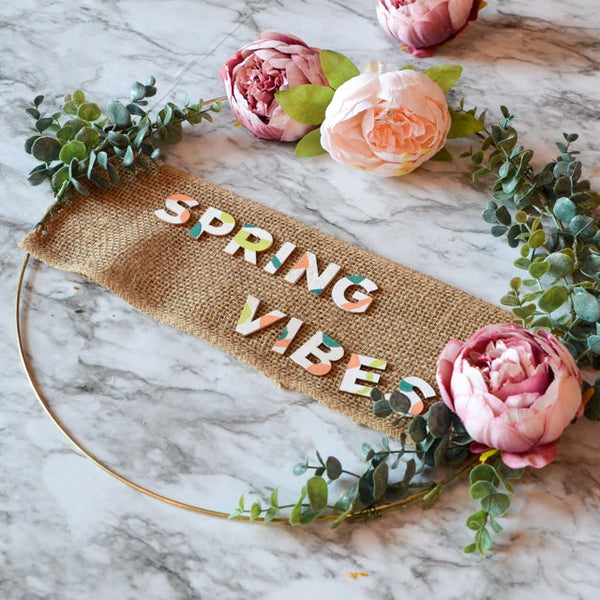 Thursday March 26th @ 7pm: Hoop Wreath Workshop @ Studio 614