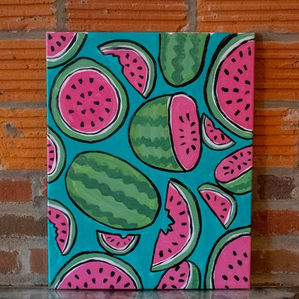 Monday August 3rd @ 7pm: "Watermelons" Canvas Painting @ Studio 614