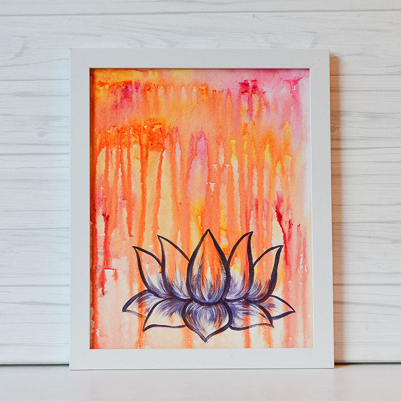 Saturday May 18th @ 6:30pm: Lotus Flower or Cacti Canvas Painting Class @ Studio 614