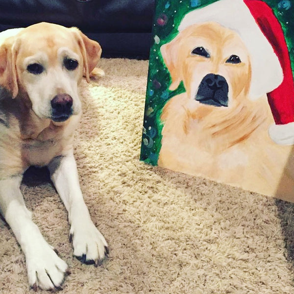 Tuesday December 30th @ 6:30pm: "Paint Your Pet" Canvas Painting @ Studio 614