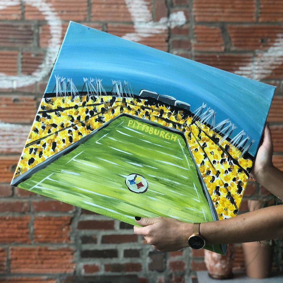 Sunday August 30th @ 4pm: "Pick Your Stadium" Canvas Painting @ Studio 614