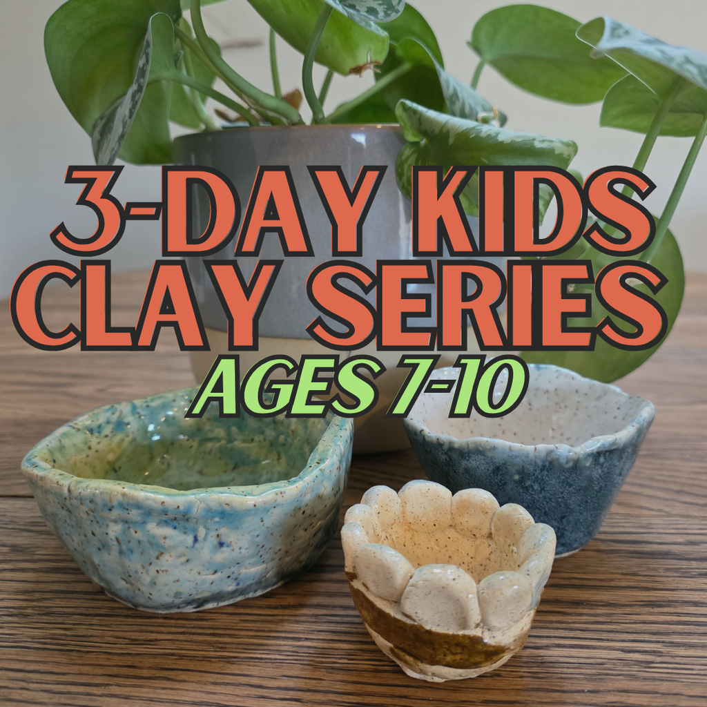 June 22nd, June 23rd & June 24th: 3-Day Kids Clay Series @ Studio 614