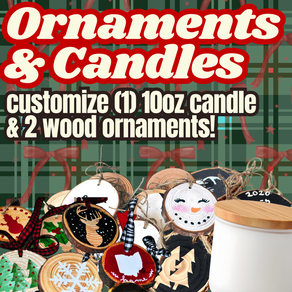 Tuesday December 23rd @ 1pm: Candle & Ornaments Workshop @ Studio 614