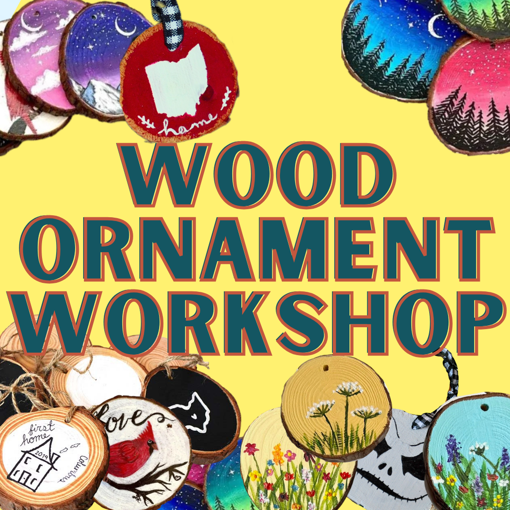 Saturday June 20th @ 11am: Wood Ornament Workshop @ Studio 614