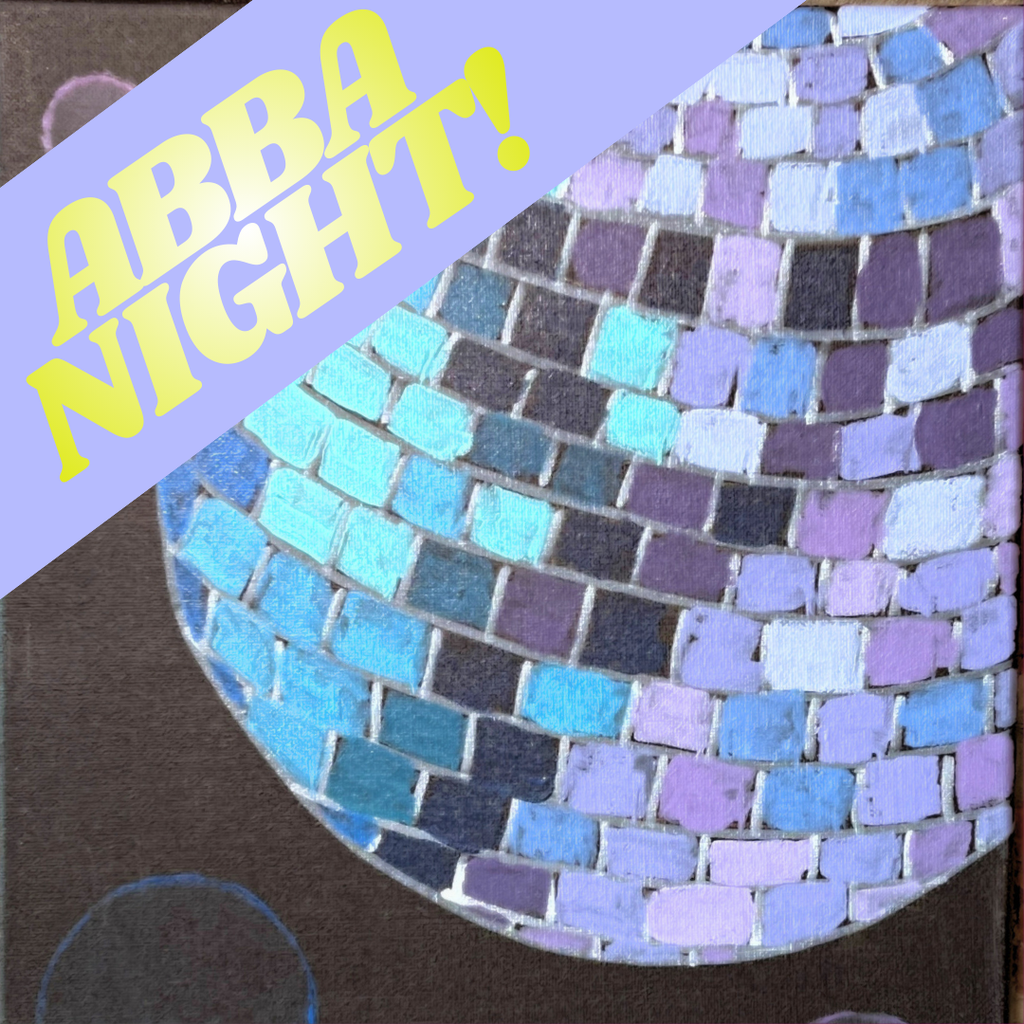 Friday January 23rd @ 8pm: "Disco Ball" Canvas Painting Class @ Studio 614